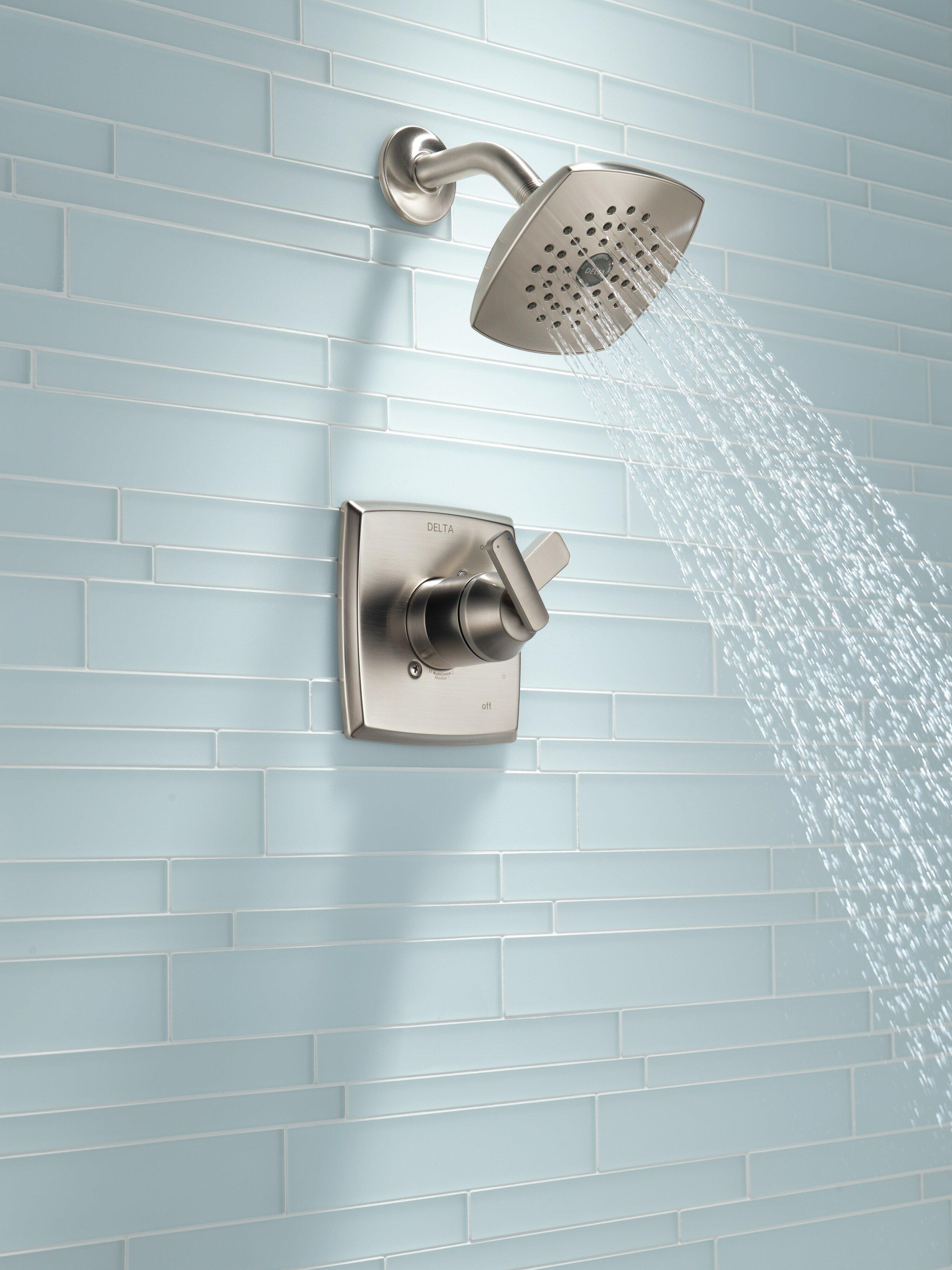 Delta Faucet Brilliance Stainless Single Handle Single Function Shower Faucet (Trim Only) 