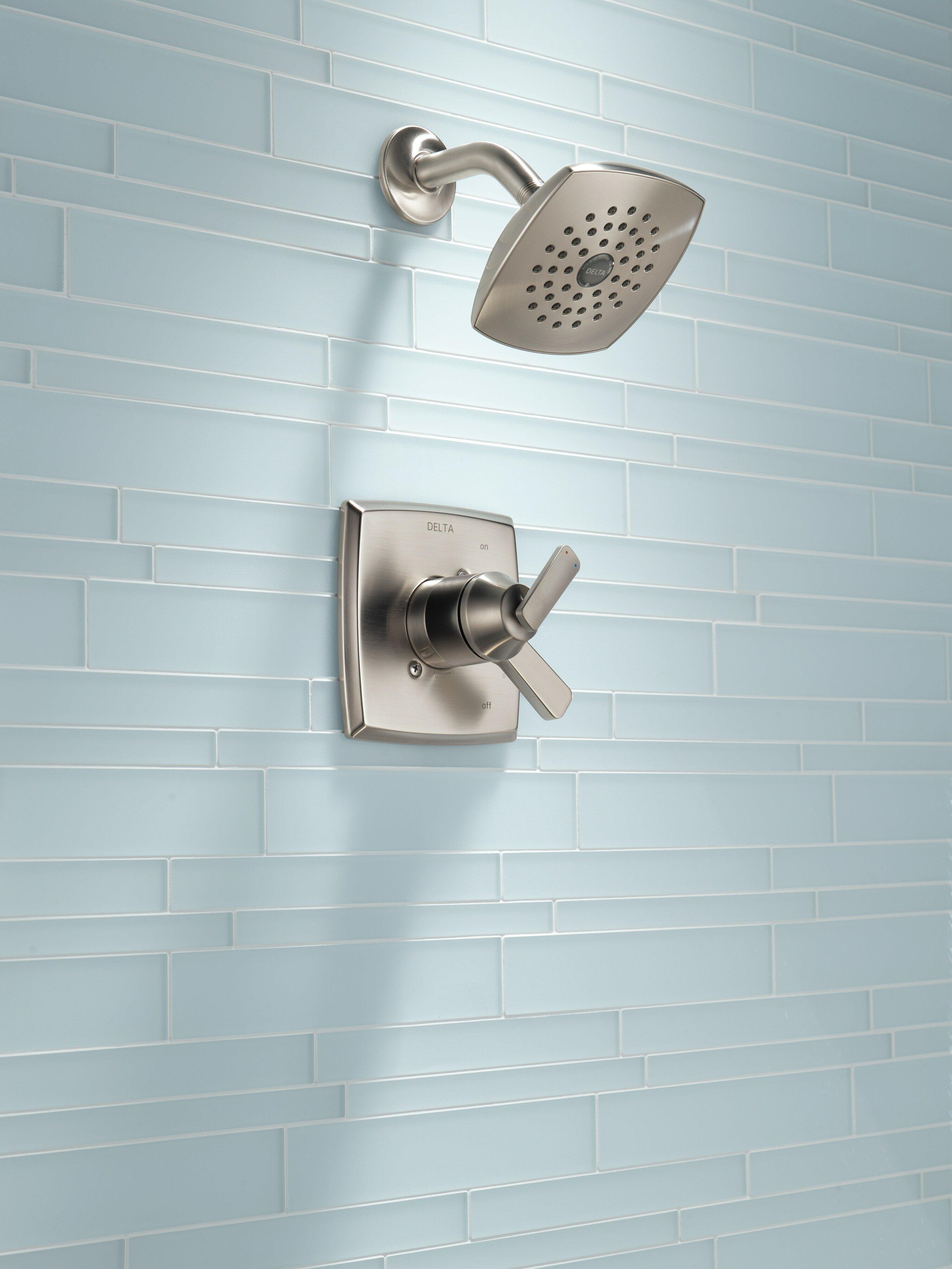 Delta Faucet Brilliance Stainless Single Handle Single Function Shower Faucet (Trim Only) 