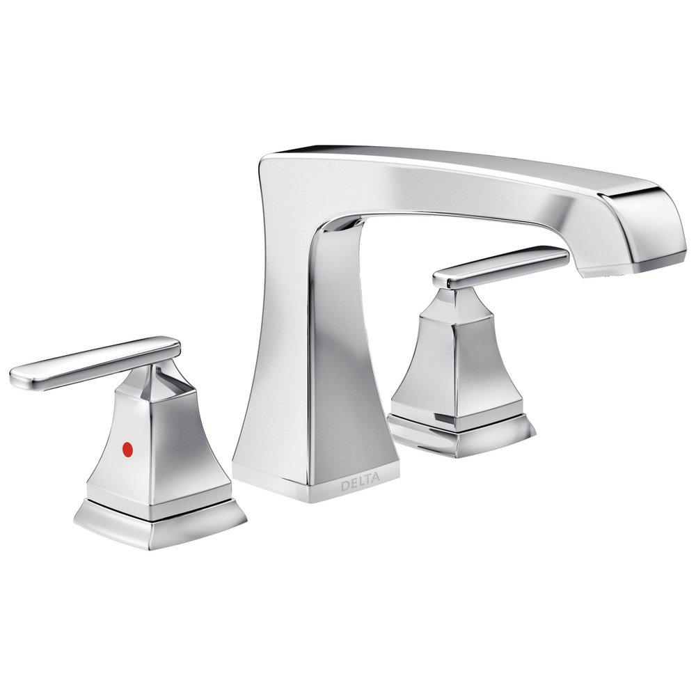 Delta Faucet Chrome Two Handle Roman Tub Faucet (Trim Only) 