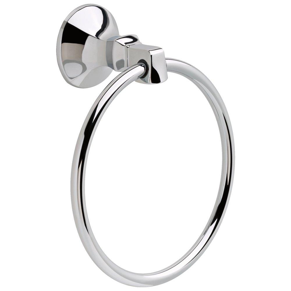 Delta Faucet Chrome Round Closed Towel Ring 