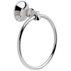 Round Closed Towel Ring in Polished Chrome