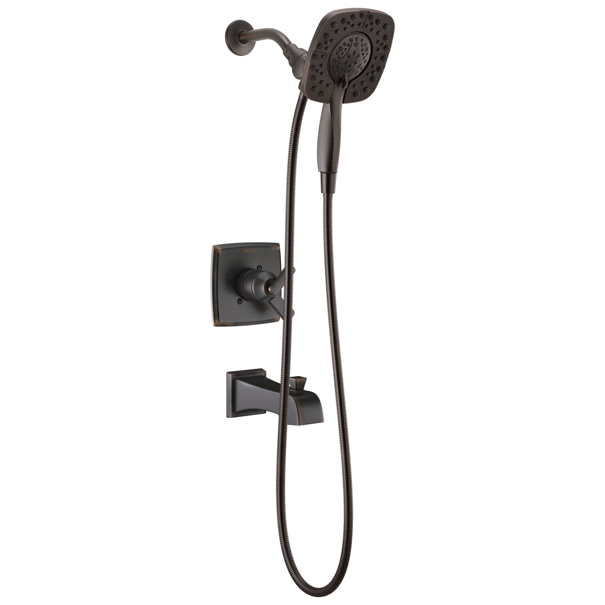 Delta Faucet Venetian Bronze Two Handle Multi Function Bathtub & Shower Faucet (Trim Only) 