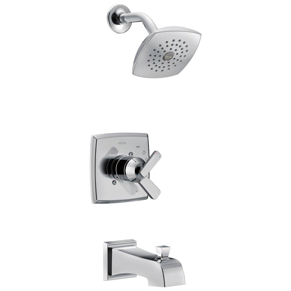 Delta Faucet Chrome Single Handle Multi Function Bathtub & Shower Faucet Trim Only 