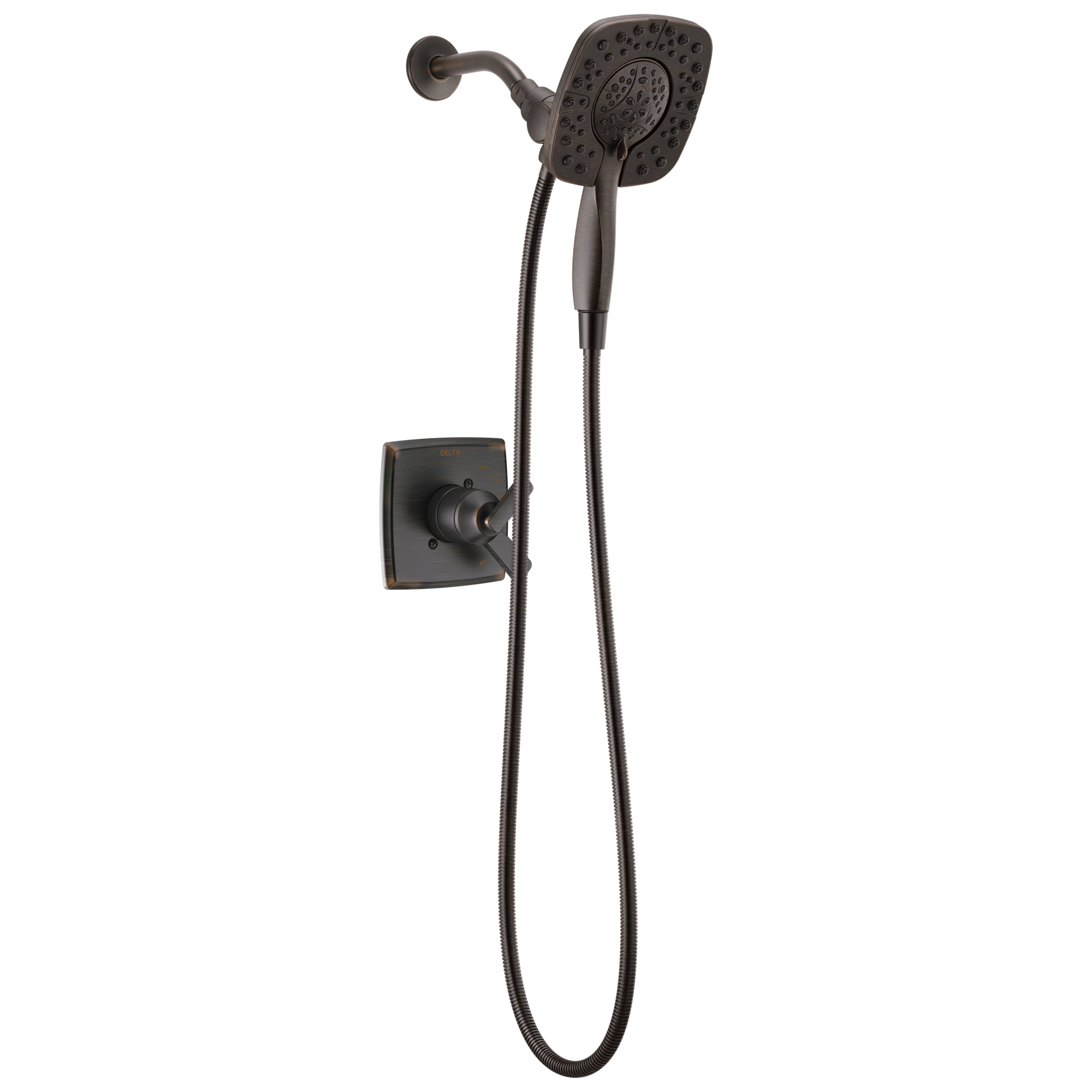 Delta Faucet Venetian Bronze Single Handle Multi Function Shower Faucet (Trim Only) 