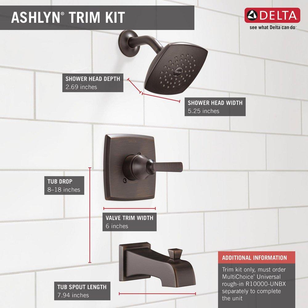 Delta Faucet Venetian Bronze Single Handle Single Function Bathtub & Shower Faucet (Trim Only) 