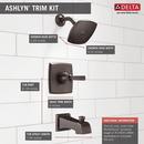 Delta Faucet Venetian Bronze Single Handle Single Function Bathtub & Shower Faucet (Trim Only) 