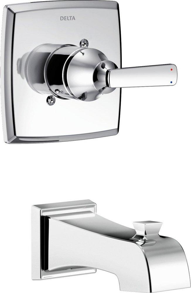 Delta Faucet Chrome Single Handle Wall Mount Filler (Trim Only) 