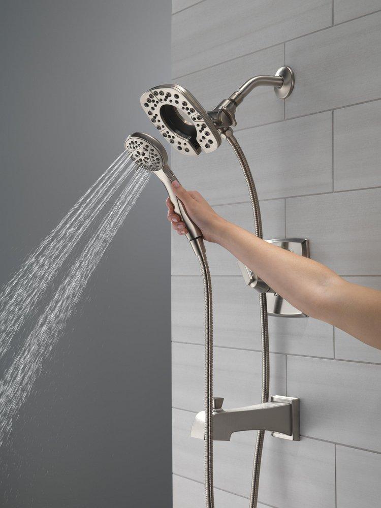 Delta Faucet Brilliance® Stainless Single Handle Multi Function Bathtub & Shower Faucet (Trim Only) 