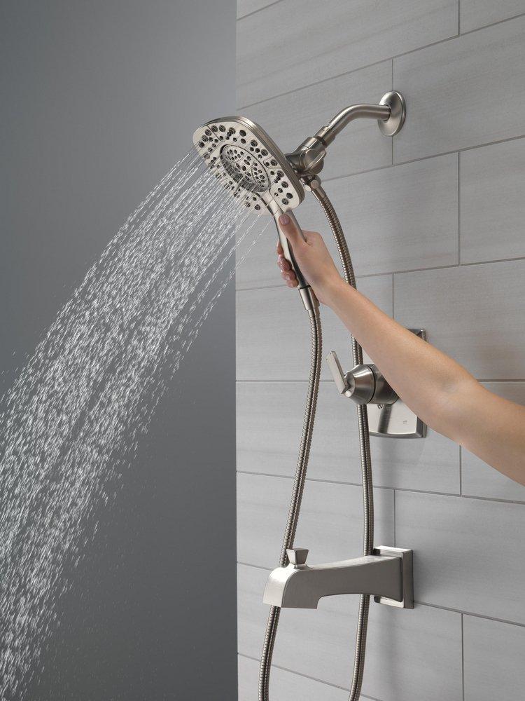 Delta Faucet Brilliance® Stainless Single Handle Multi Function Bathtub & Shower Faucet (Trim Only) 