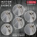 Delta Faucet Brilliance Stainless Two Handle Multi Function Bathtub & Shower Faucet (Trim Only) 