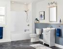 Delta Faucet Brilliance Stainless Two Handle Multi Function Bathtub & Shower Faucet (Trim Only) 