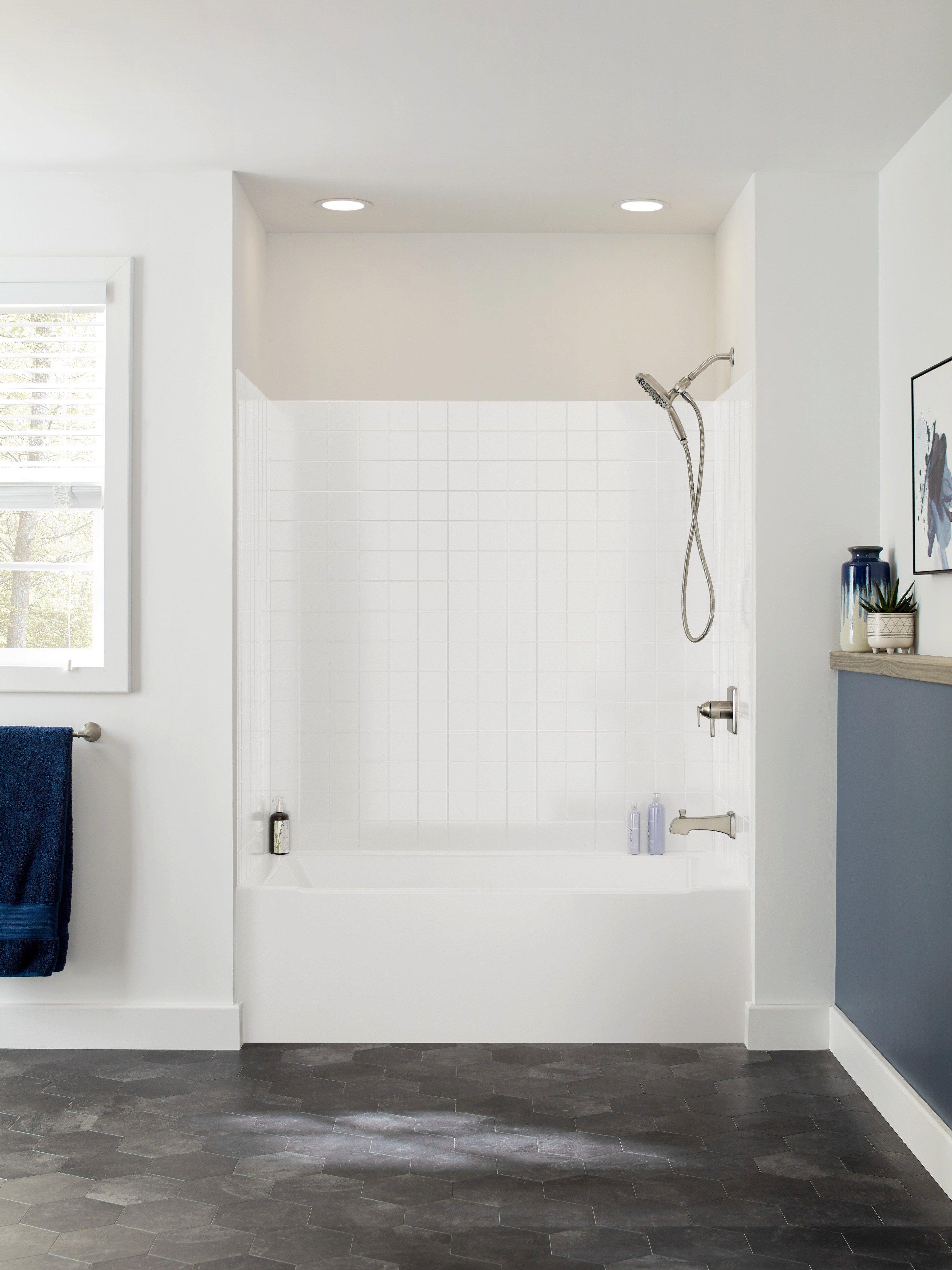 Delta Faucet Brilliance Stainless Two Handle Multi Function Bathtub & Shower Faucet (Trim Only) 