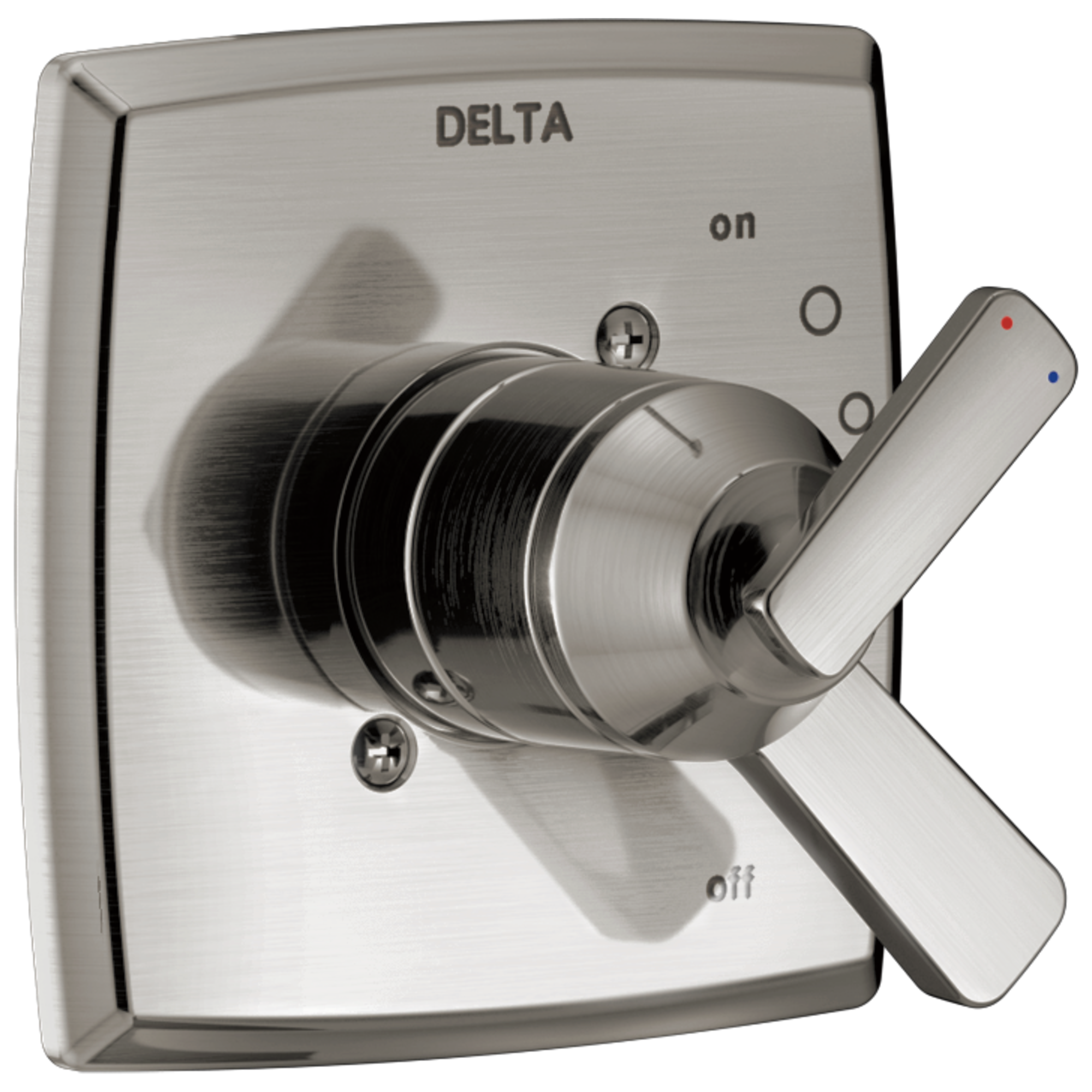 Delta Faucet Brilliance Stainless Two Handle Dual Function Bathtub & Shower Faucet (Trim Only) 