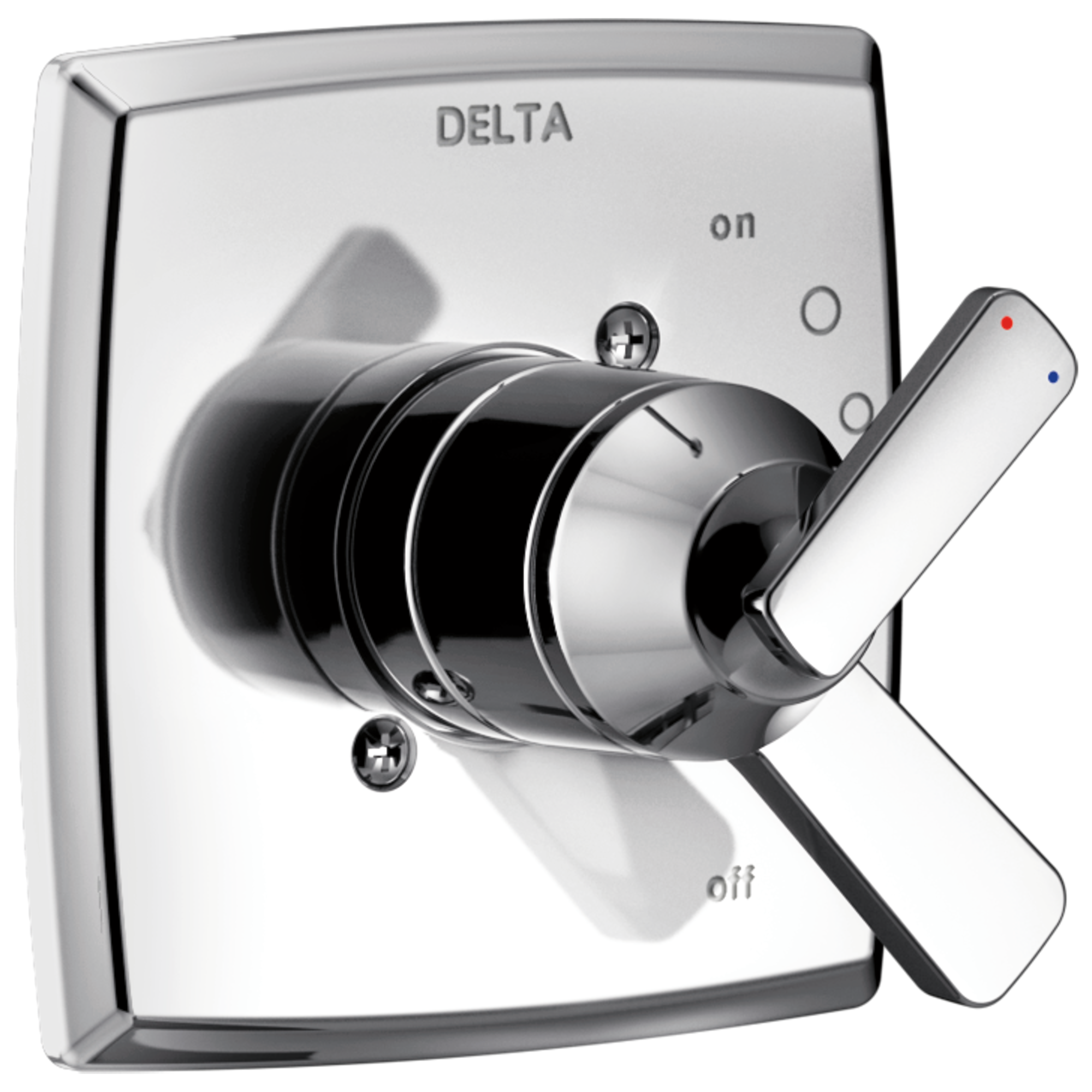 Delta Faucet Chrome Two Handle Dual Function Bathtub & Shower Faucet (Trim Only) 