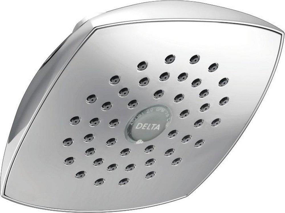 Delta Faucet Chrome Single Function Full Showerhead 