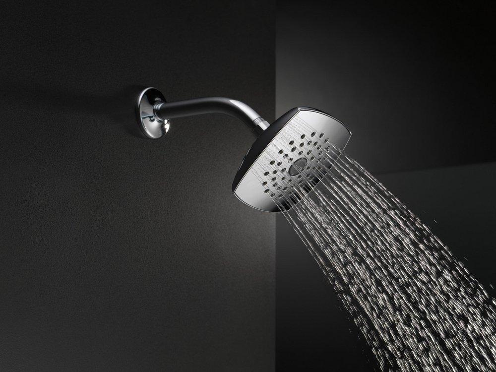 Delta Faucet Chrome Single Function Full Showerhead 