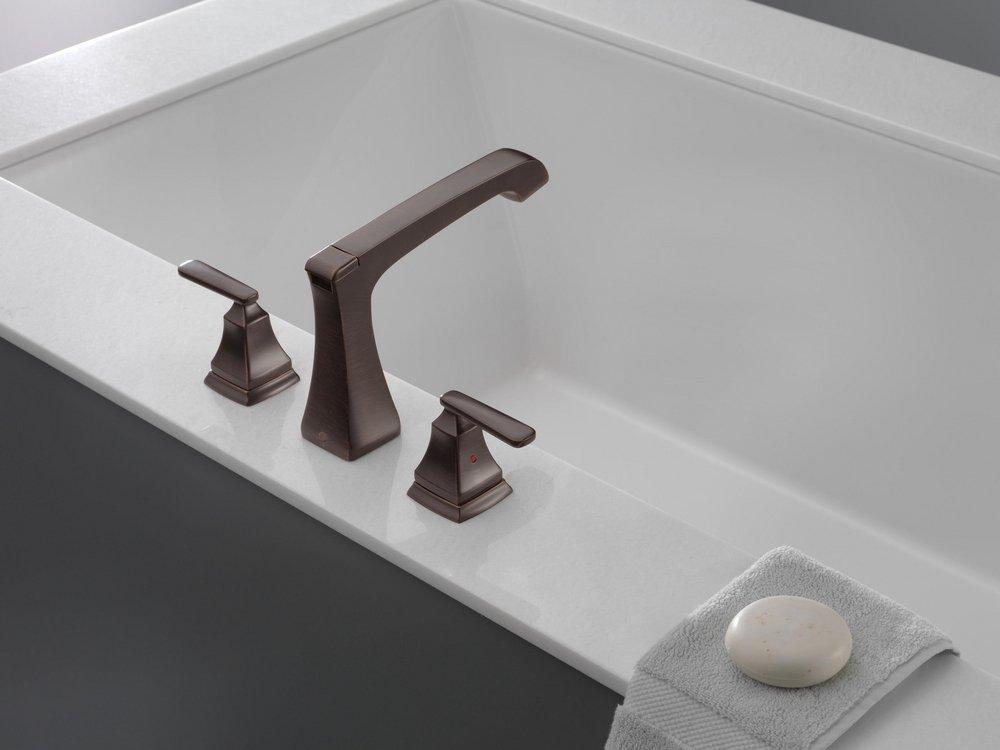 Delta Faucet Venetian Bronze Two Handle Roman Tub Faucet (Trim Only) 