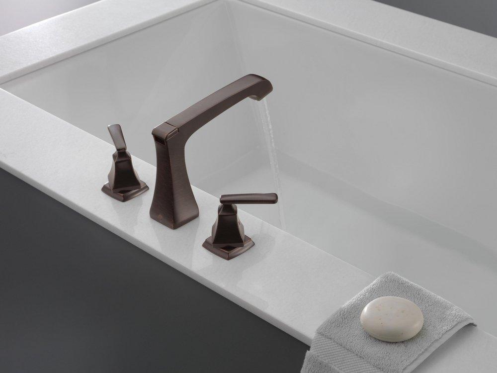 Delta Faucet Venetian&reg; Bronze Two Handle Roman Tub Faucet (Trim Only) 