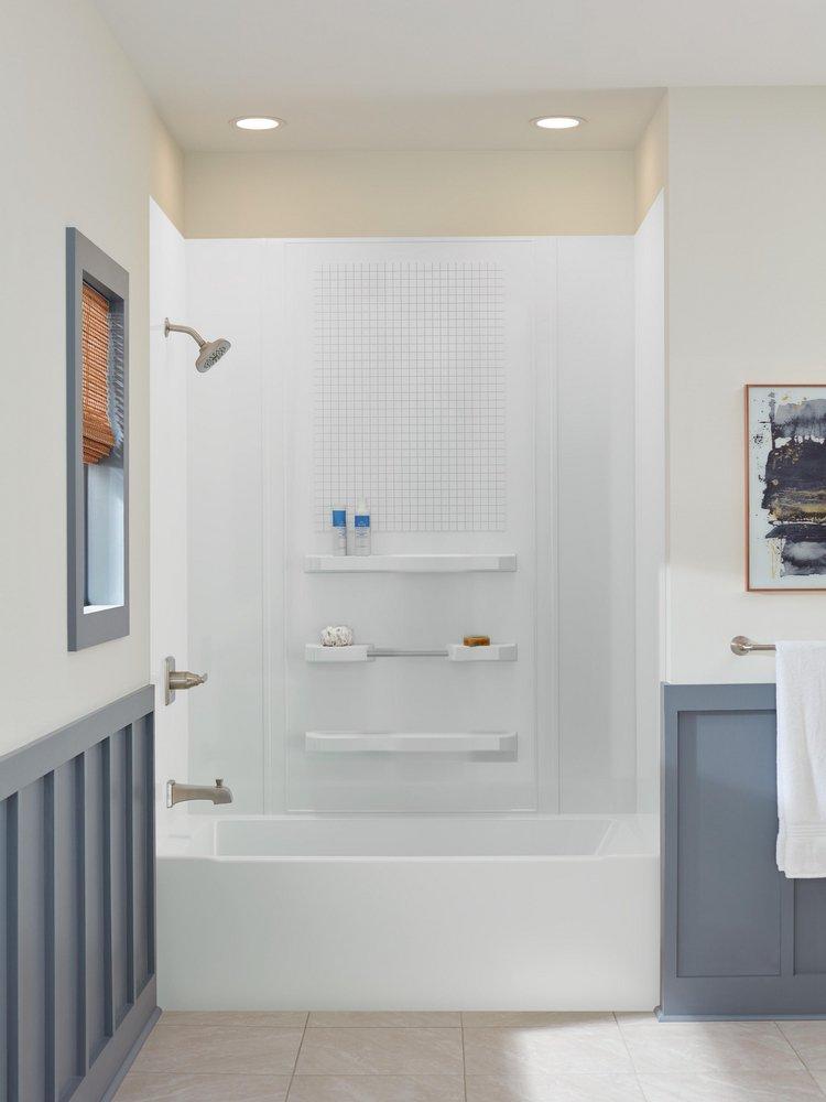 Delta Faucet Brilliance&reg; Stainless Single Handle Single Function Bathtub & Shower Faucet (Trim Only) 