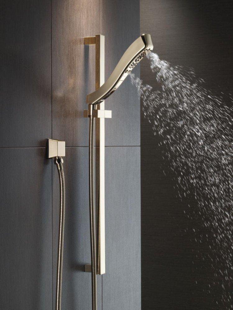 Delta Faucet Brilliance Polished Nickel Multi Function Hand Shower 