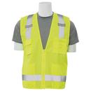 ERB Safety Hi-Viz Lime Class 2 Surveyor Vest with Tablet Pocket in Hi-Viz Lime 