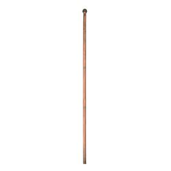 3/8 x 20 in. Single Piece Lavatory Riser Rough Brass