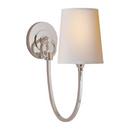 Visual Comfort & Co. Signature Polished Nickel 10-1/2 in. 40W 1-Light Wall Sconce 