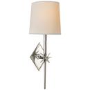 Visual Comfort & Co. Signature Polished Nickel 5-1/2 in. 40W 1-Light Wall Sconce 