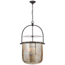 Visual Comfort & Co. Signature Aged Iron 60W 4-Light Candelabra E-12 Incandescent Outdoor Pendant 