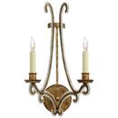 Visual Comfort & Co. Signature Gilded Iron 2-Light 60W 16-3/4 in. Wall Sconce 