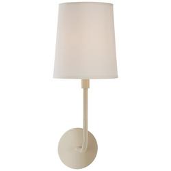 1-Light 40W 17 in. Wall Sconce in China White