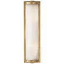 2-Light 60W 18 in. Wall Sconce in Hand-Rubbed Antique Brass