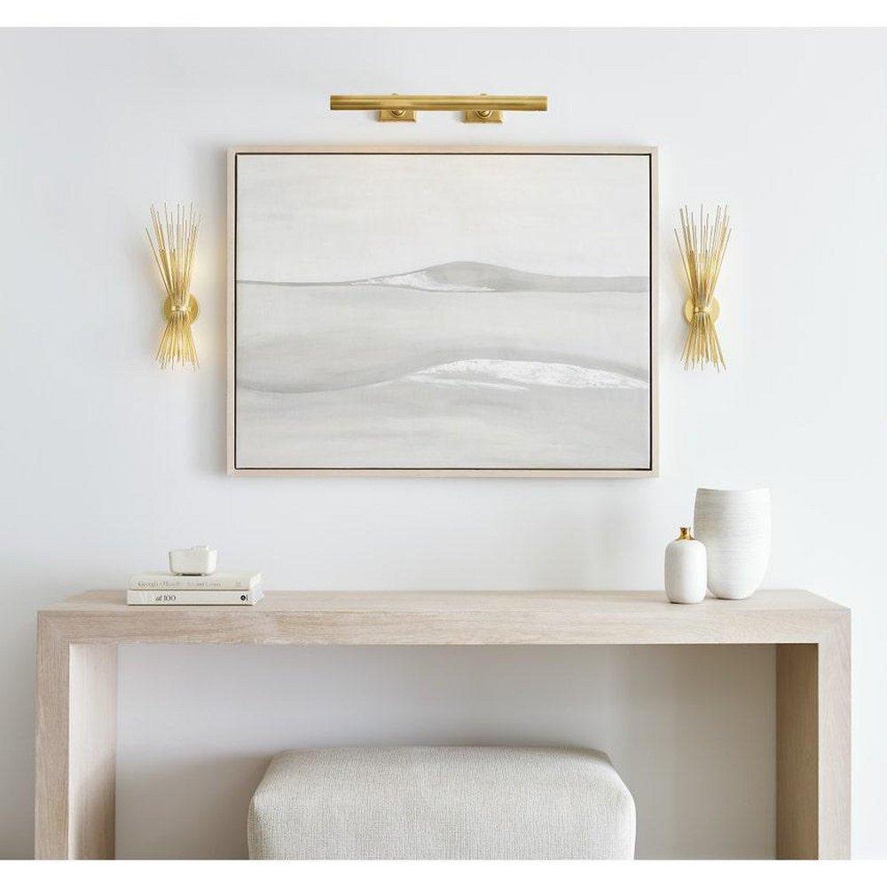 Visual Comfort & Co. Signature Hand-Rubbed Antique Brass Picture Light 