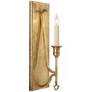 Visual Comfort & Co. Signature Hand-Rubbed Antique Brass 1-Light 60W 16 in. Wall Sconce 