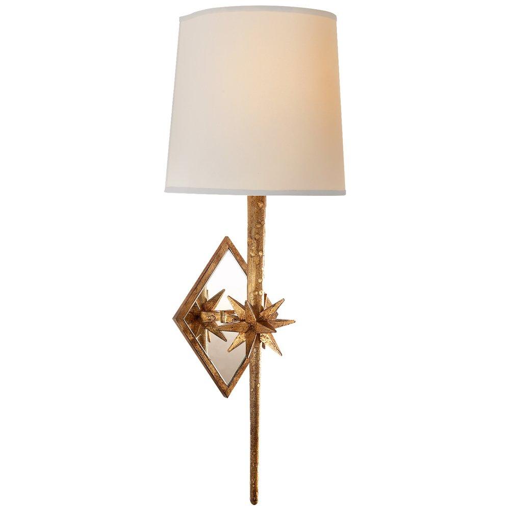 Visual Comfort & Co. Signature Gilded Iron 5-1/2 in. 40W 1-Light Wall Sconce 