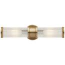 Visual Comfort & Co. Signature Natural Brass 2-Light 40W 17-1/2 in. Wall Sconce 