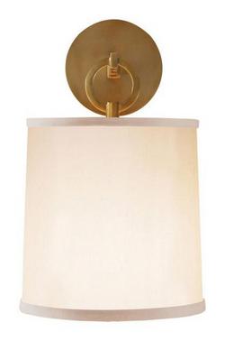 75W 1-Light Medium E-26 Cuff Sconce in Soft Brass