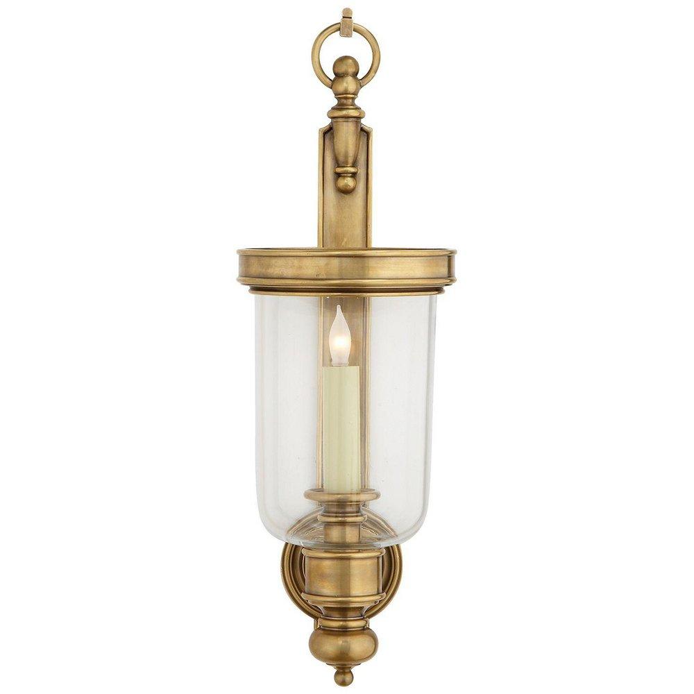 Visual Comfort & Co. Signature Antique Burnished Brass 1-Light 60W 22 in. Wall Sconce 