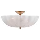 40W 4-Light Candelabra E-12 Semi-Flush Mount Ceiling Fixture in Hand-Rubbed Antique Brass