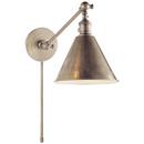 17-1/2 in. 60W 1-Light Wall Sconce in Antique Nickel