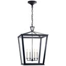 Visual Comfort & Co. Signature Bronze 60W 4-Light Outdoor Hanging Lantern 