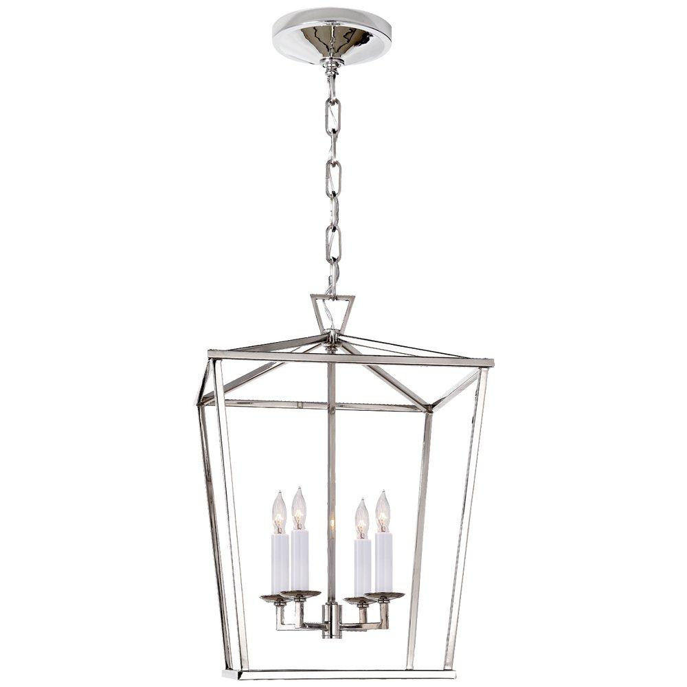 Visual Comfort & Co. Signature Polished Nickel 60W 4-Light Foyer Lantern 
