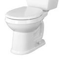 Gerber Plumbing White 1.6 gpf Round Floor Mount Toilet Bowl 