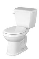 Gerber Plumbing White 1.6 gpf Round Floor Mount Toilet Bowl 