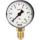 WIKA Black 2-1/2 x 1/4 in. ABS Lower Mount Pressure Gauge 