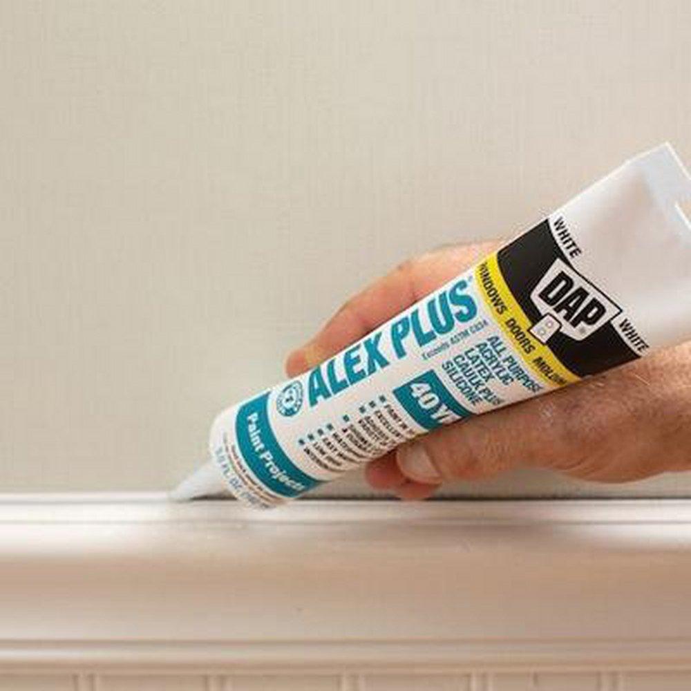 DAP 10.1 oz Acrylic Caulk White 12 P/CS 