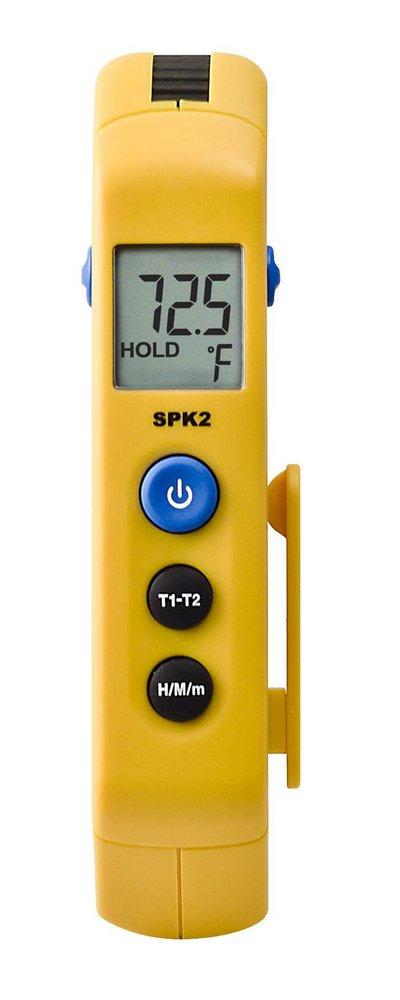 Fieldpiece Instruments Yellow In-Duct Folding Pocket Thermometer 