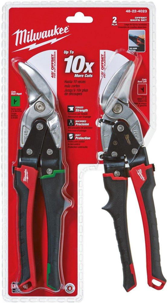 Milwaukee&reg; 18 ga Cold Rolled Steel, 22 ga Stainless Steel Snip 