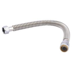 3/4 x 3/4 x 18 in. FIP Stainless Steel Corrugated Flexible Water Connector