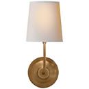 60W 1-Light Medium E-26 Wall Sconce in Hand-Rubbed Antique Brass
